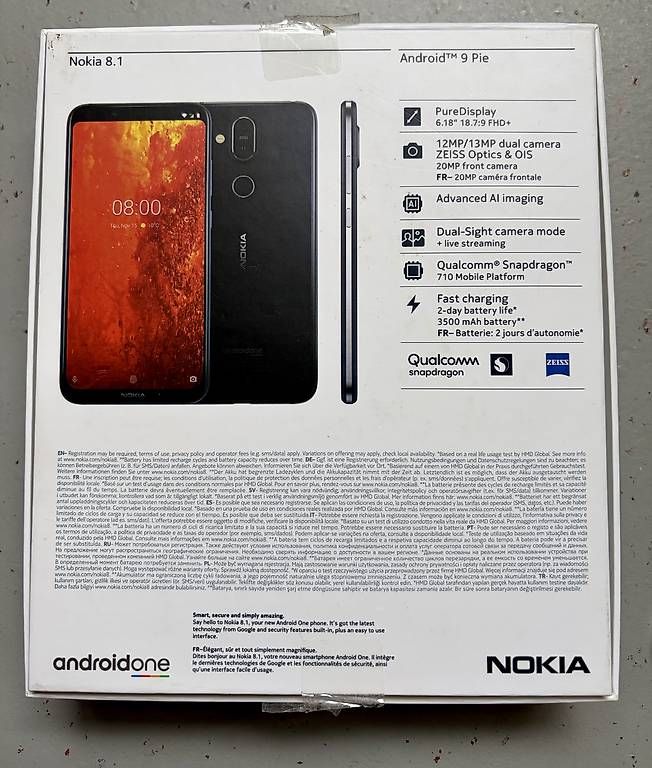 Portables: Nokia 8.1  Android Smartphone Top Deal – D'occasion à Winterthur par gatogatogato 4