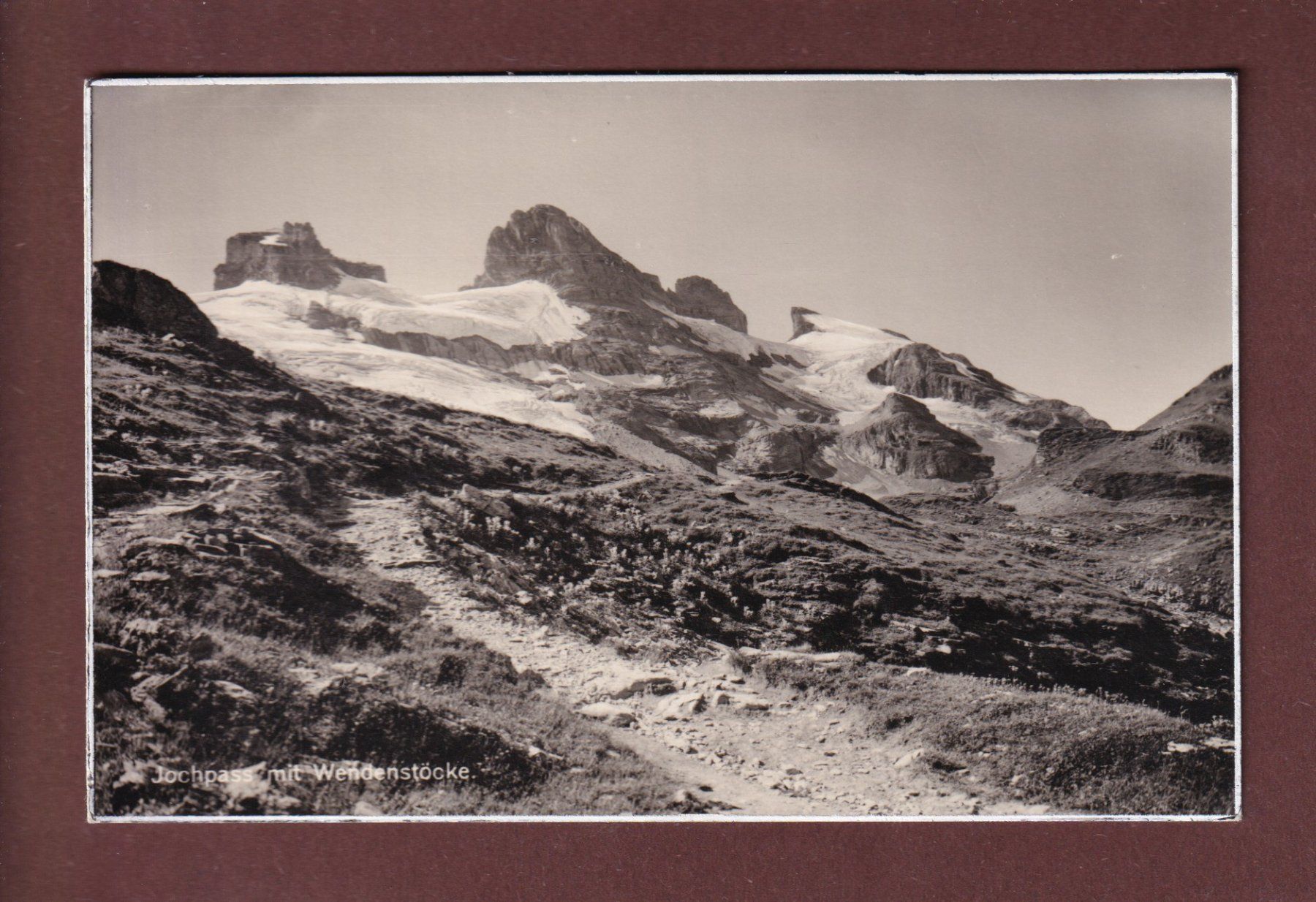 Cartoline postali: JOCHPASS - Wendenstöcke – Usato da Pully venduto da nicecards-shop