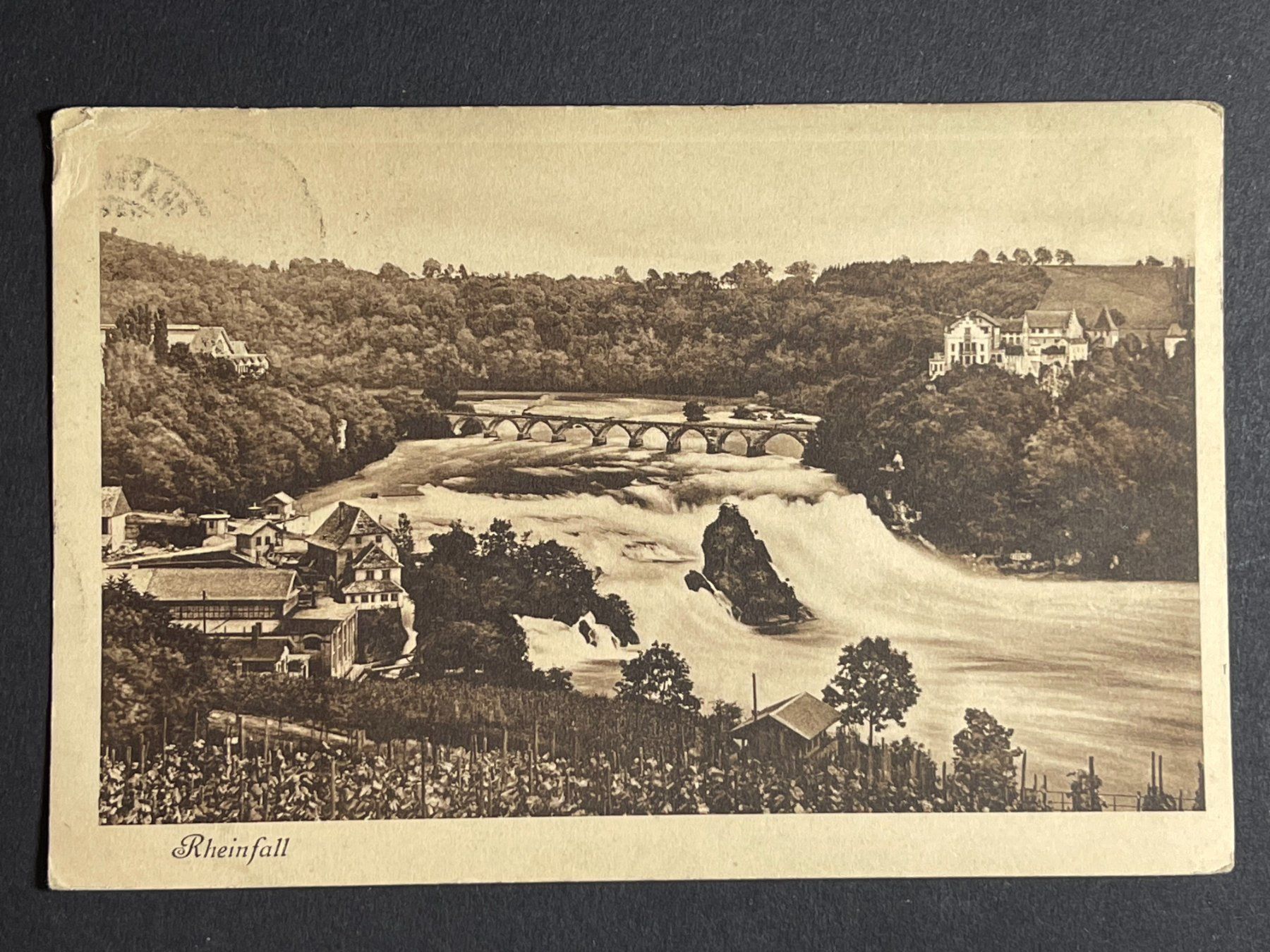 Ansichtskarten: Neuhausen, Rheinfall, 1910 – Gebraucht aus Steg VS von danwer74