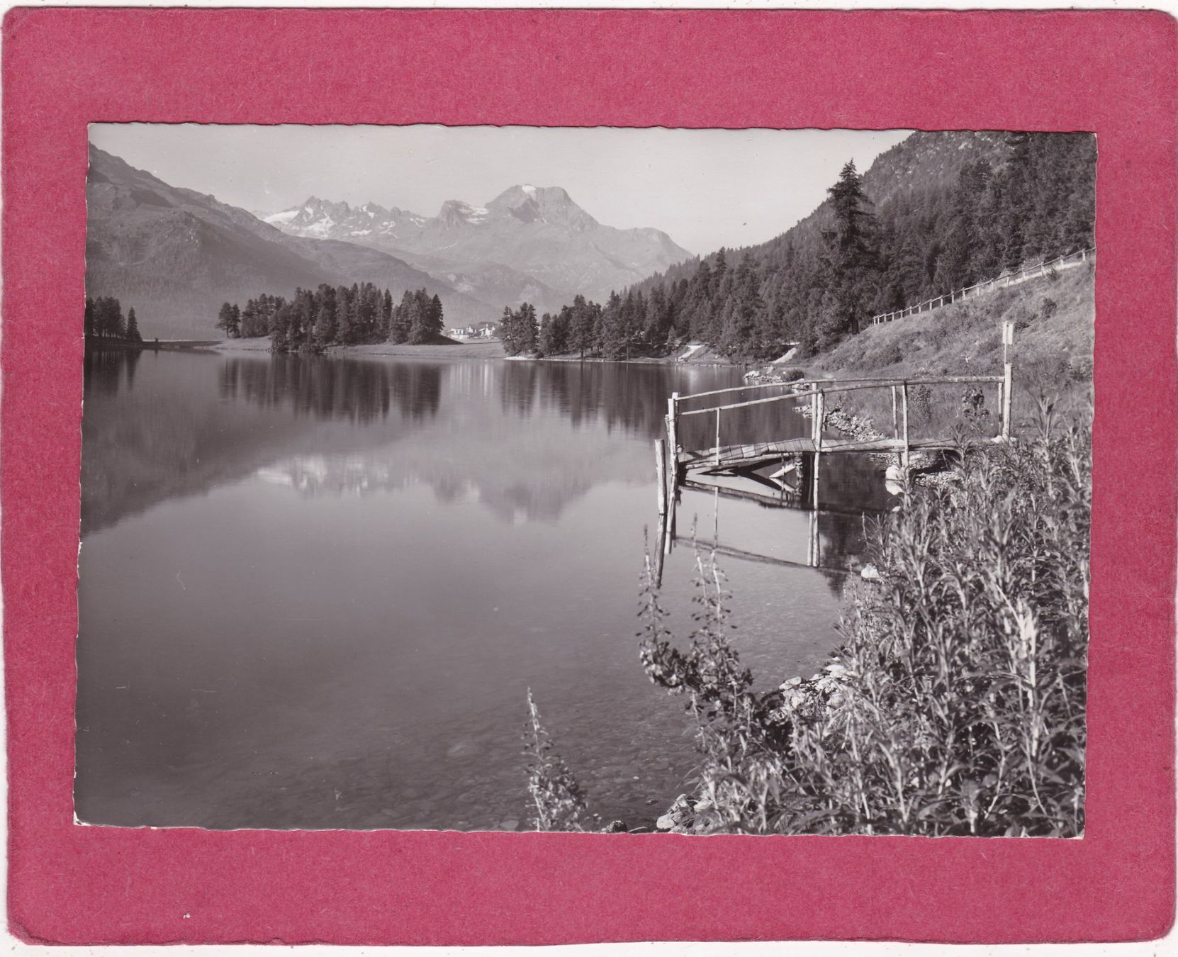 Cartoline postali: Campfer See mit Piz La Margna – Usato da Herisau venduto da Lisegrat2008