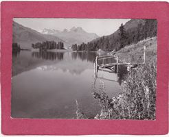 Campfer See mit Piz La Margna