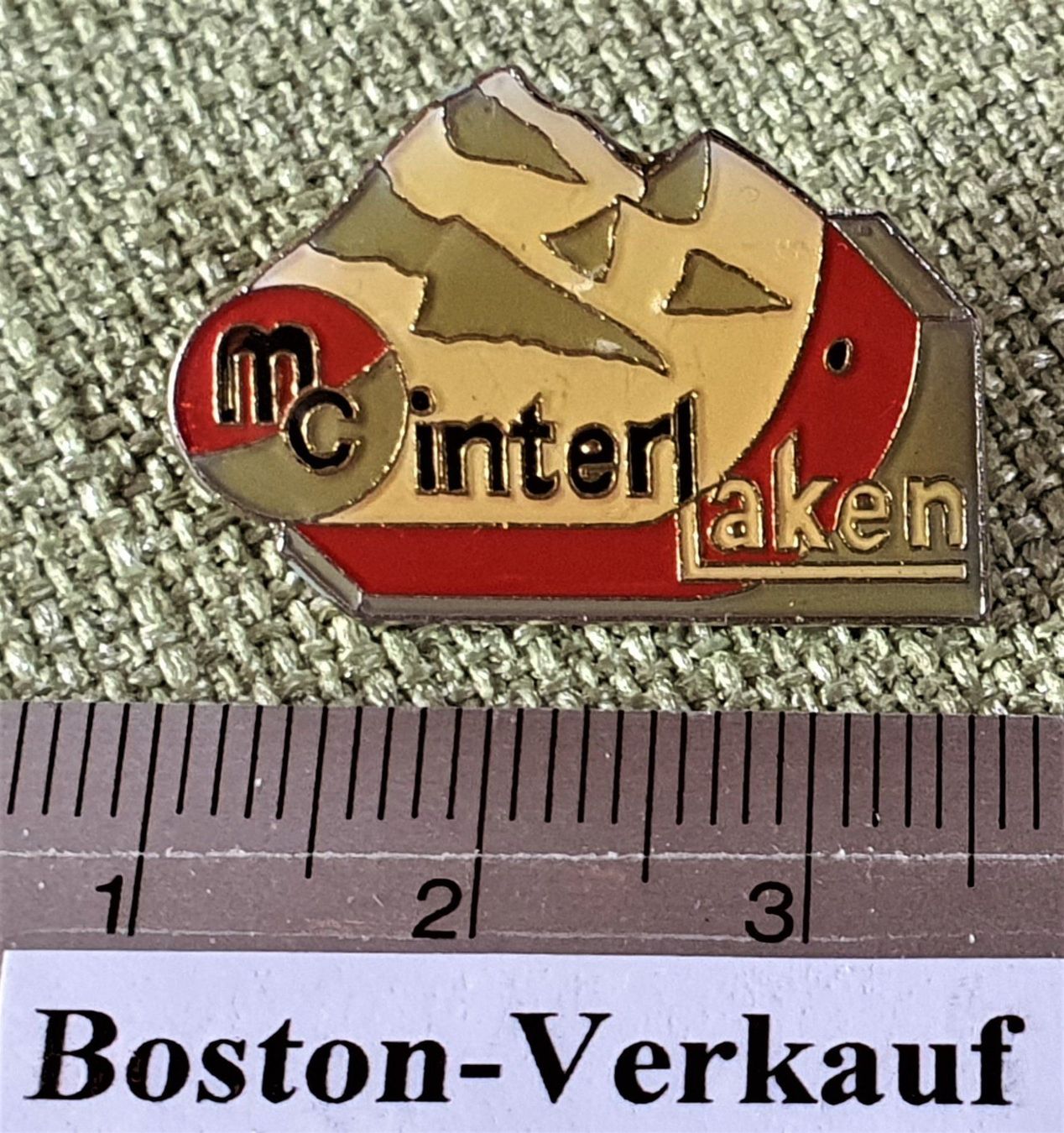 Spille: B738 - Pin mc Inter - Interlaken Schweiz – Usato da Reinach BL venduto da Boston-Verkauf 1