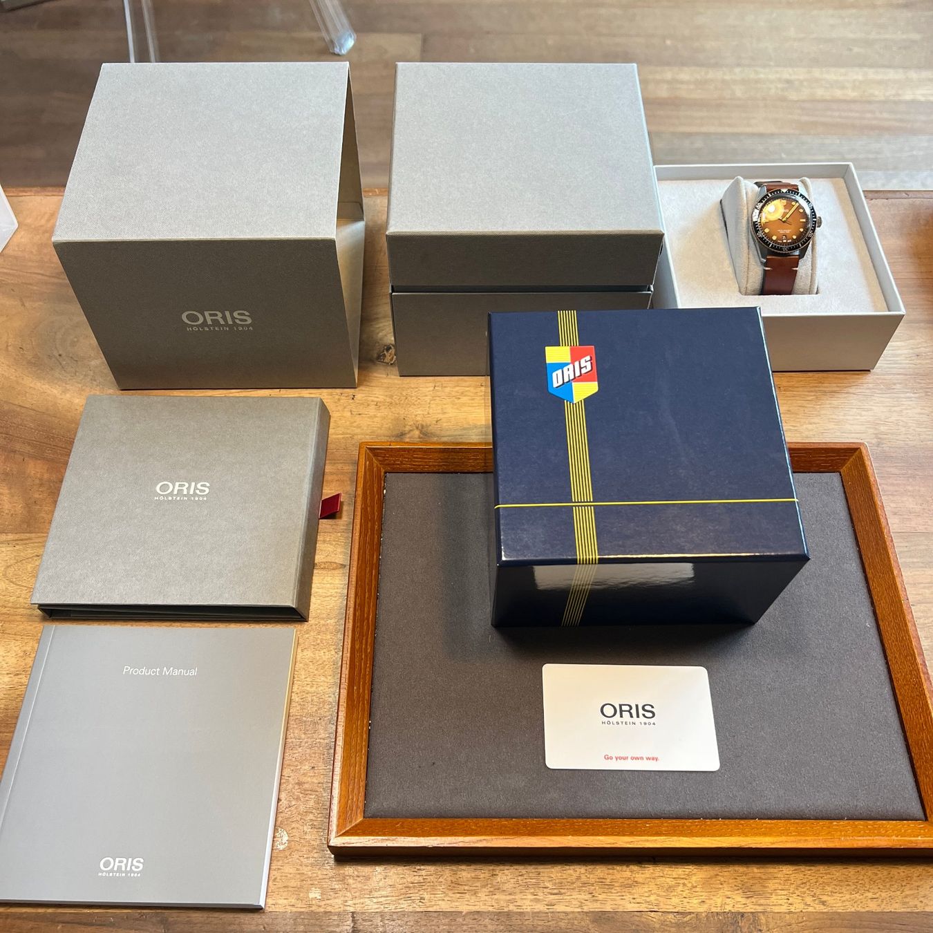 Oris Orologi: Oris Divers Sixty-Five Bronze Automatic Date Full Set 01733 – Usato da Carouge GE venduto da Watchaser 9