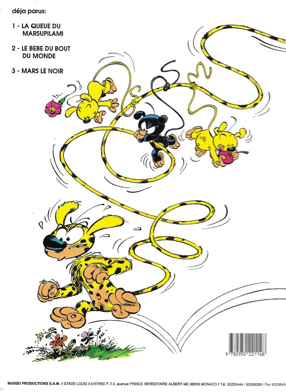 Fumetti: Marsupilami - Le pollen du Monte Urticando - E.O. 1989 TBE++ – Usato da Savagnier venduto da Ne2065 1