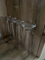 Biergläser kelchförmig 4er Set Glas transparent guter Zustan