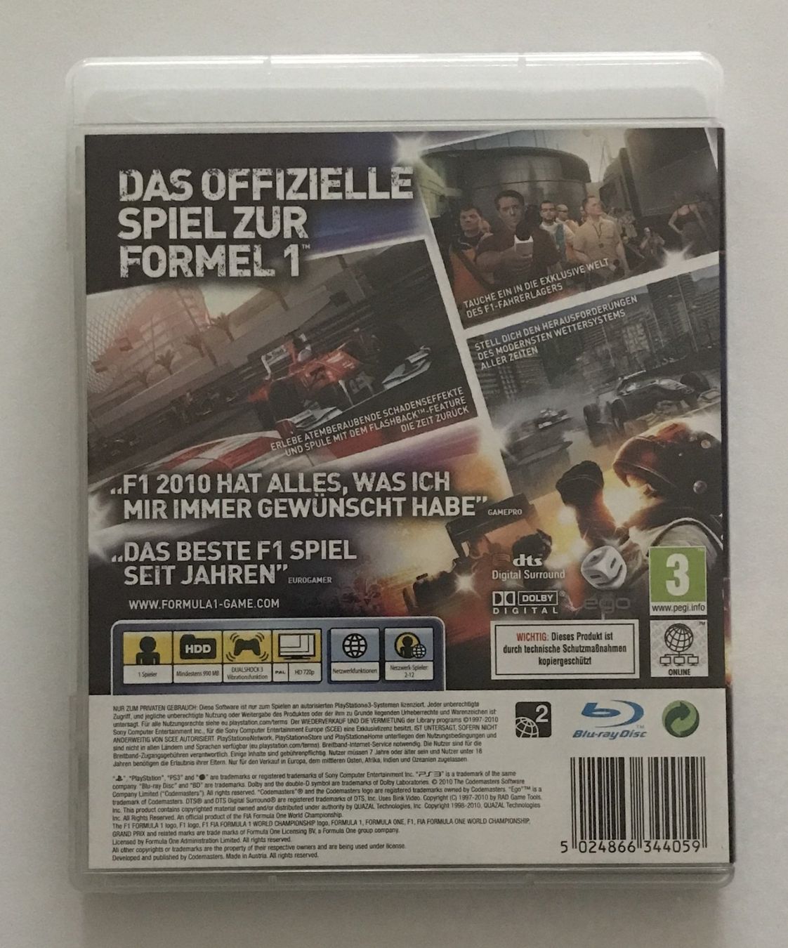 Spiele: PS3 - F1 2010 – Gebraucht aus Allschwil von Bullach 2