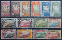 Niger Franz. Kolonie ex. Kat. 29-43 */gest. 1926