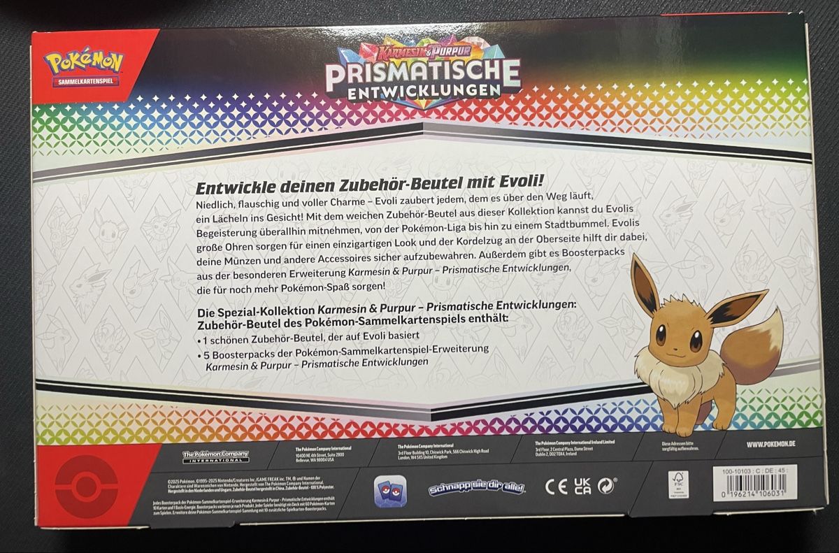 Pokémon Carte collezionabili: Pokemon Prismatic Evolutions Pouch Collection DE – Nuovo e nell'imballaggio originale da Wallisellen venduto da Optimalex 3