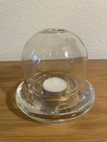 Winter Deko: Windlicht aus der Glasi Hergiswil, gebraucht