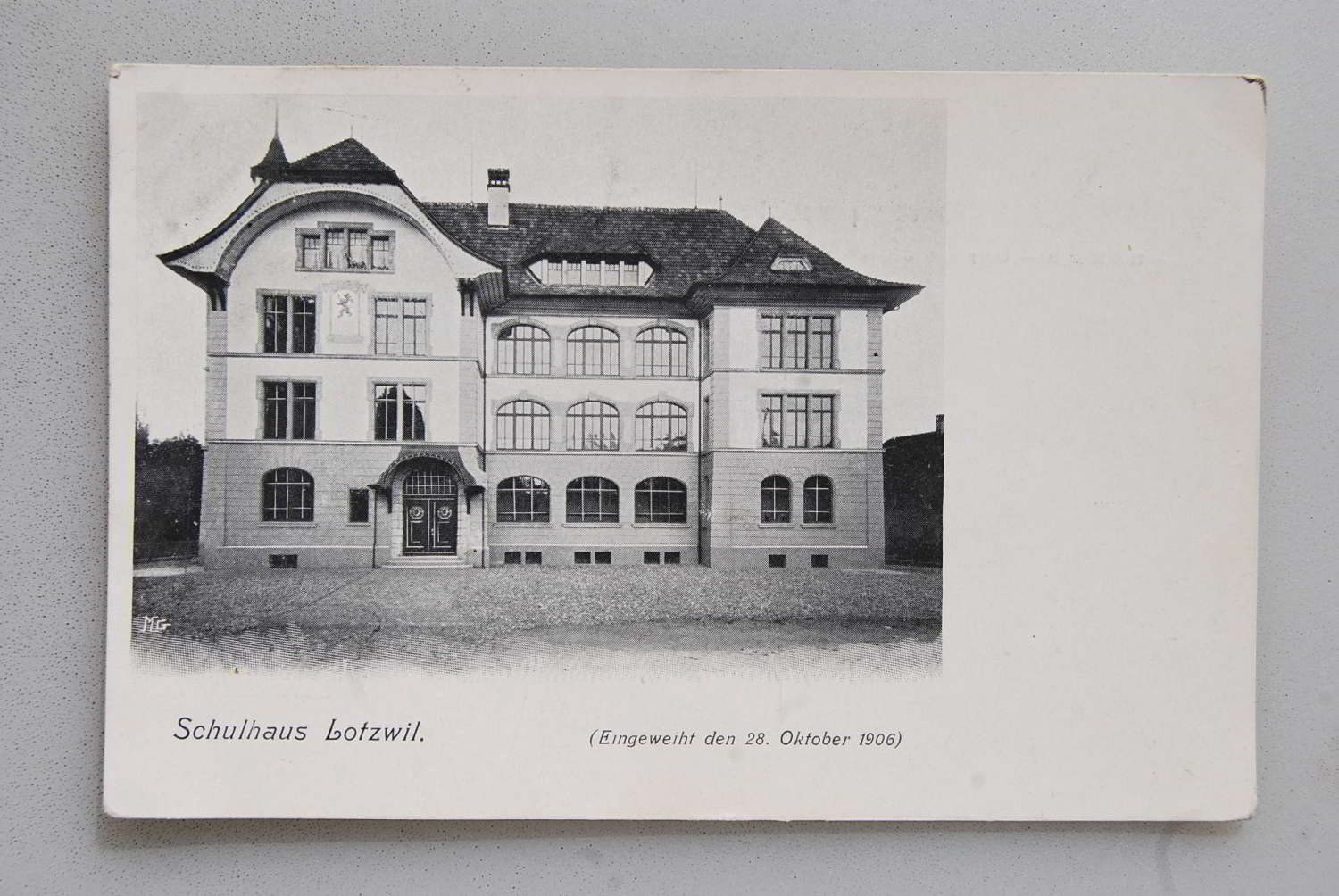 Cartoline postali: AK Schulhaus Lotzwil, 1906 – Usato da Rüfenacht BE venduto da Toro06