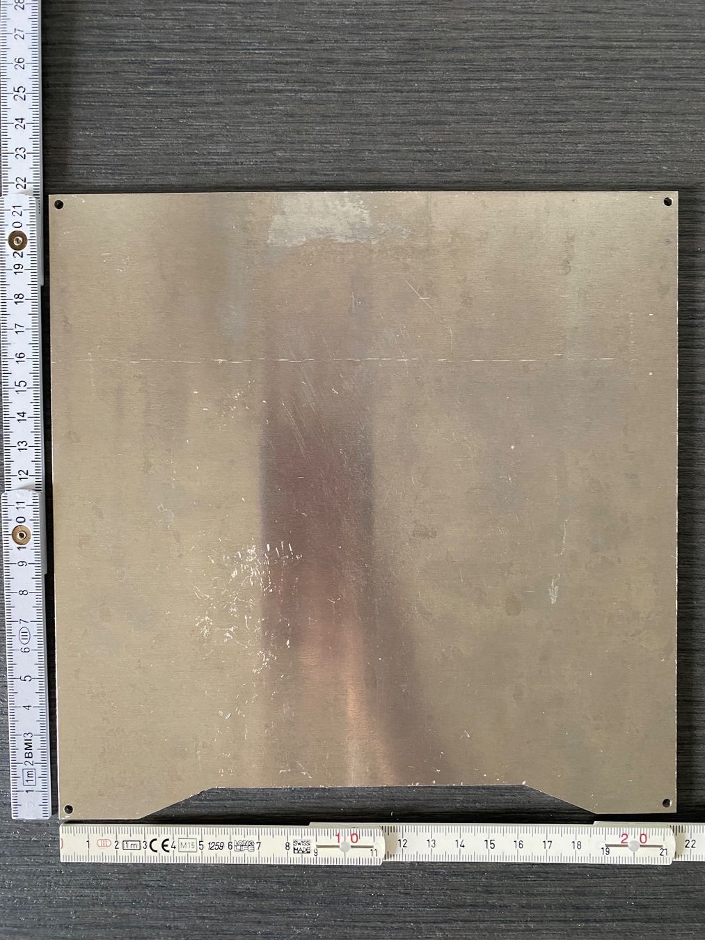 3D Drucker: Aluminium bed Plate 216x216x3mm – Neu (gemäss Beschreibung) aus Montreux von Space_koaster 1