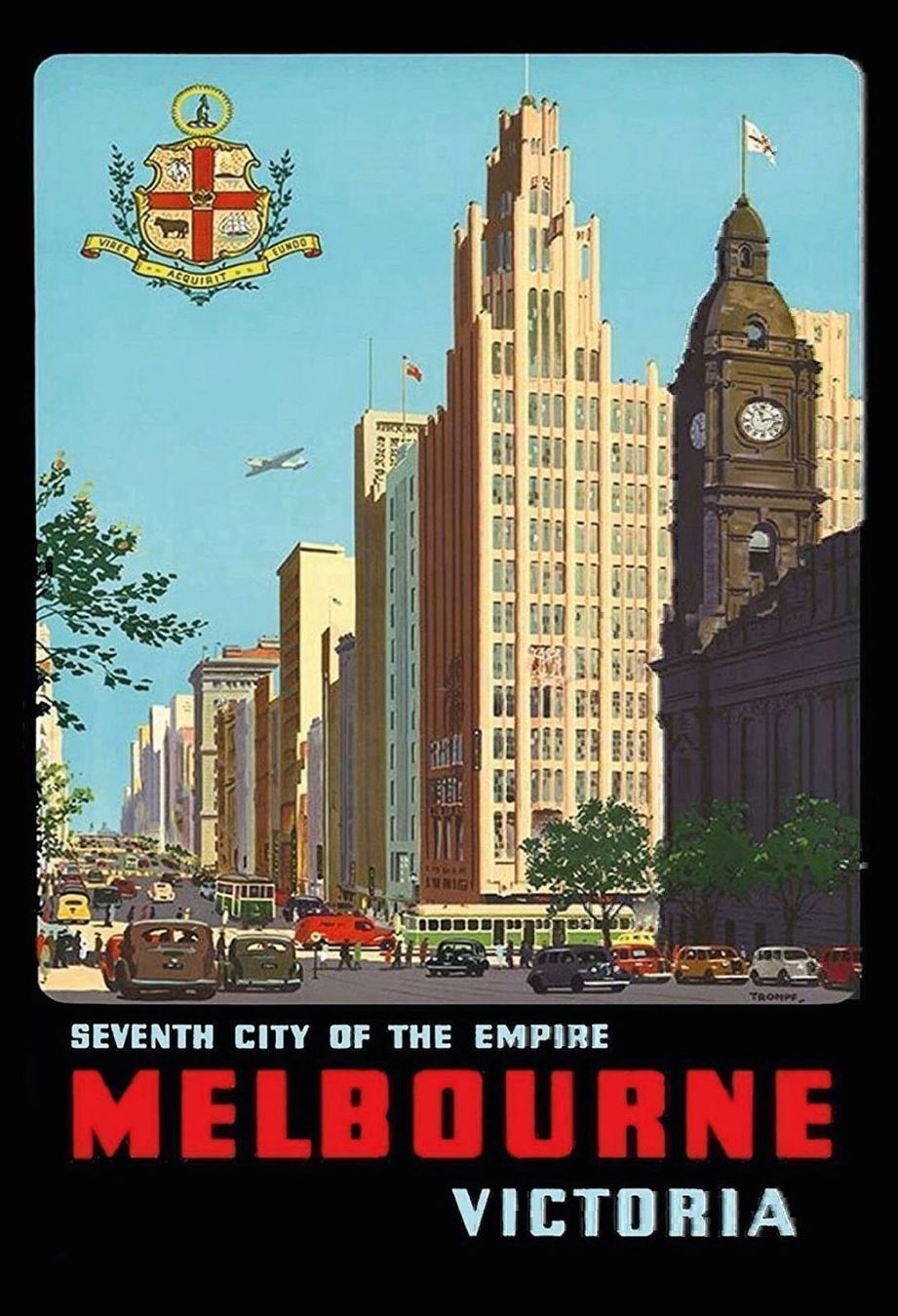 Ecriteaux: Blechschild-MELBOURNE VICTORIA – Neuf avec emballage d'origine à Rupperswil par big-one-sale