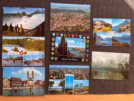 cartes postales Suisse / Postkarten Schweiz