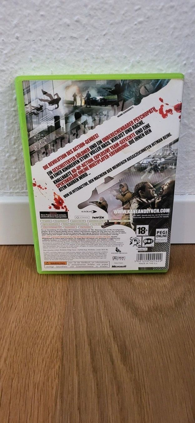Microsoft Spiele: Xbox 360 - Kane & Lynch Dead Men – Gebraucht aus Münsingen von Heroism2010 1
