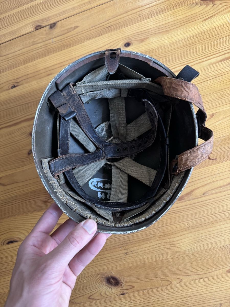 Uniformen & Effekten: Casco militare americano ? Ww2 ww1 – Gebraucht aus Genève von Atelier.Curio 5