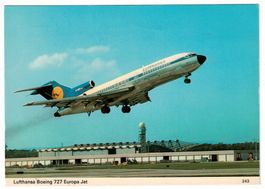 Lufthansa Boeing 727 Europa Jet Airliner