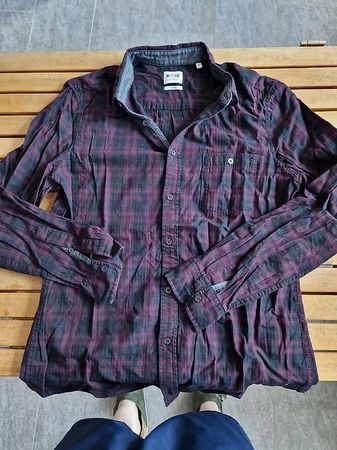 Mustang Hemd Herren Gr. M Slim Fit