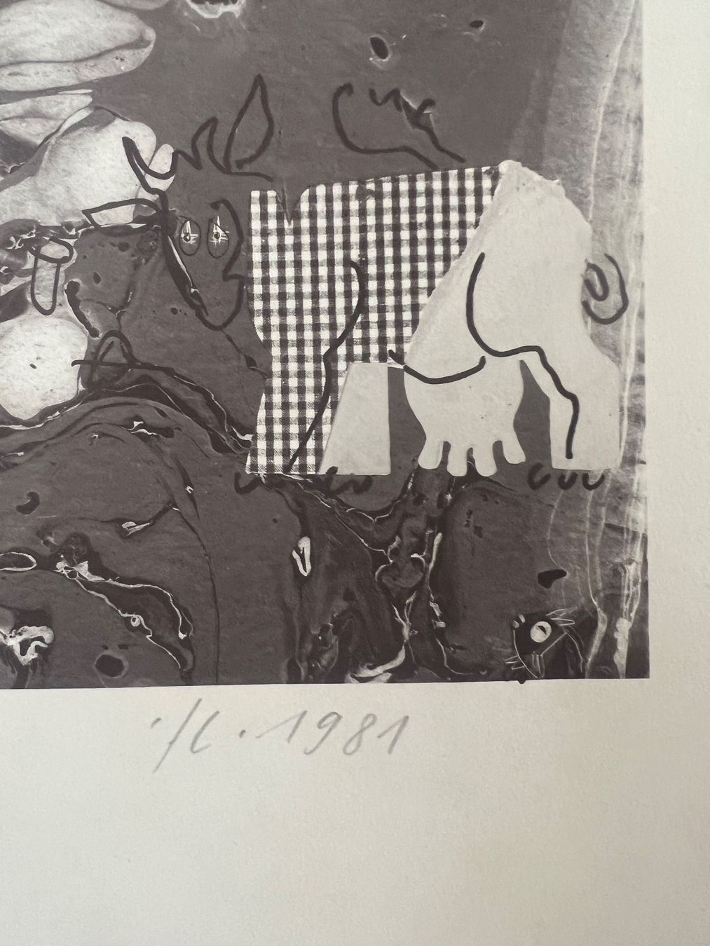 Grafica & Litografie: Franz Eggenschwiler, handsigniert – Usato da Rain venduto da Pic-Ass 2