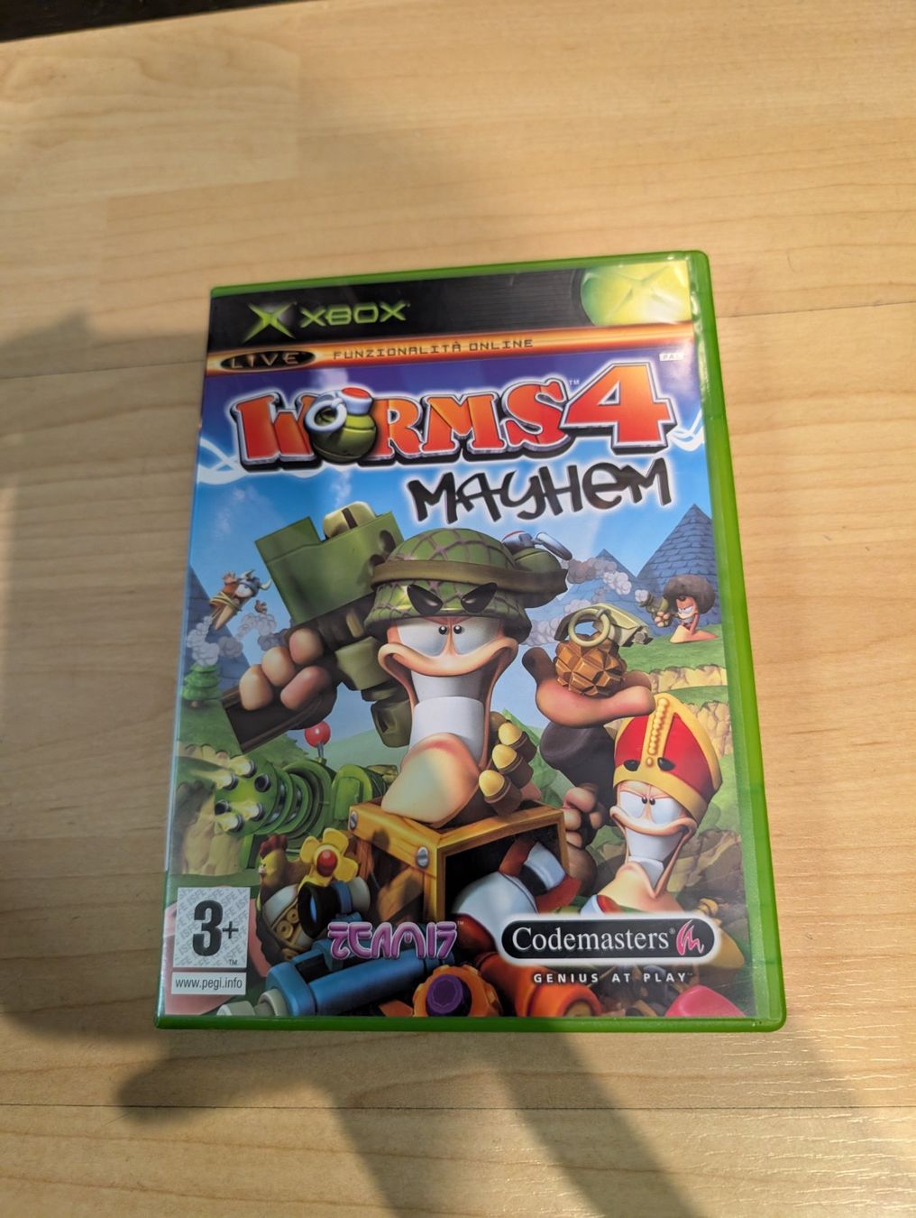 Giochi: Worms 4 mayhem Microsoft Xbox – Usato da Giubiasco venduto da Ticinerd