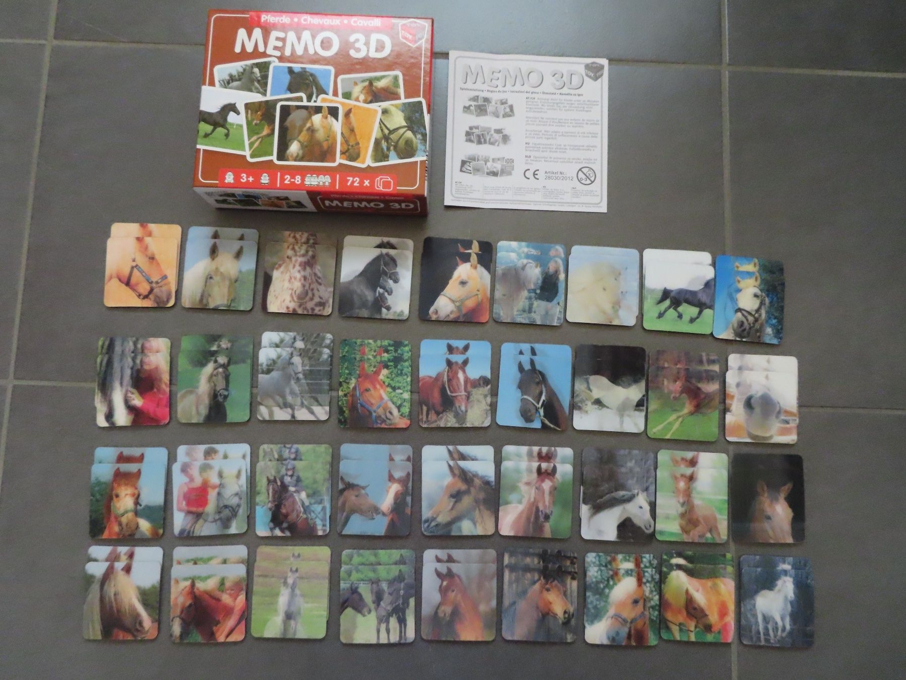 Giochi: 3D Memory Pferde +++wie neu+++ – Nuovo (secondo la descrizione) da Wallenried venduto da Asyano 2