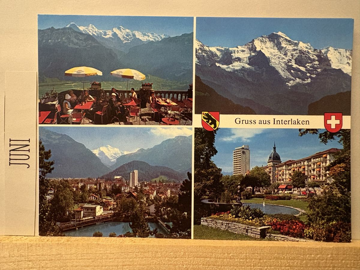 Cartoline postali: AK von Interlaken – Usato da Rümlang venduto da Kartenpost1