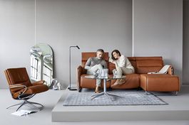 Stressless Sofa Emily mit Longchair in Paloma Leder