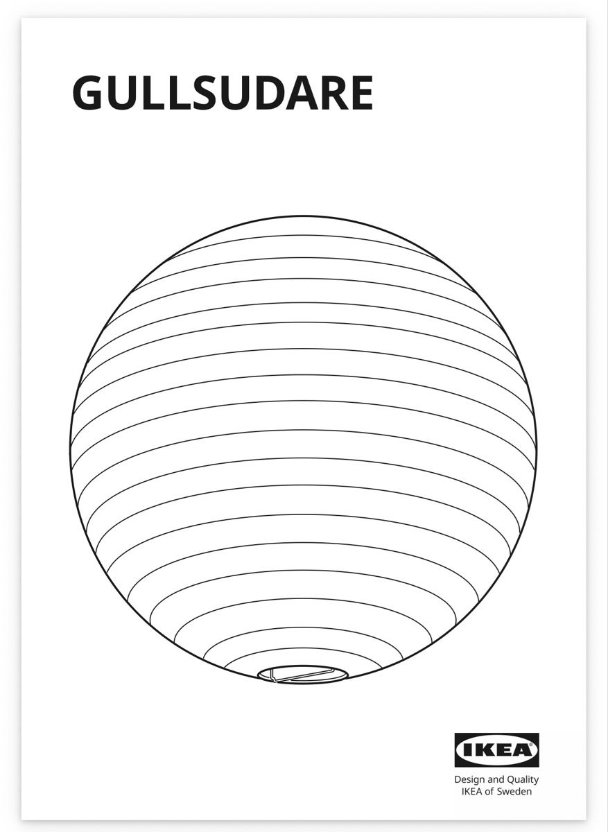 Ikea Paralumi: IKEA GULLSUDARE Lamp Shade 3x – Usato da Glattbrugg venduto da farman-s 2