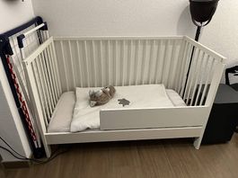 Kinderbett Babybett Ikea mit Matratze