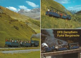 Dampflok HG 2/3 Nr.6 "Weisshorn" m.Aussichtw.C251+252 DFB,AK