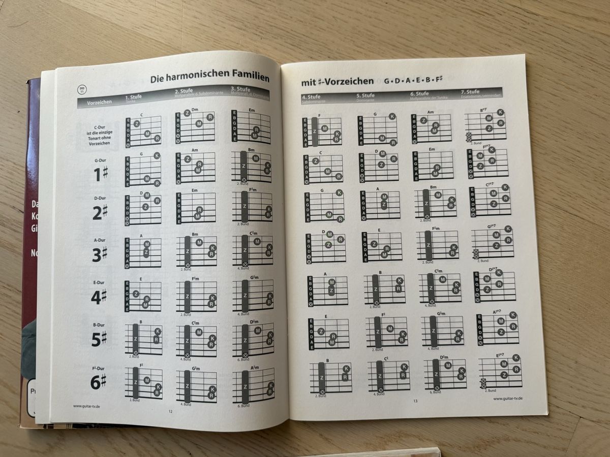 Libri: Guitar-TV: Gitarrenschule mit DVD's – Usato da Buch am Irchel venduto da Sweetharth 5