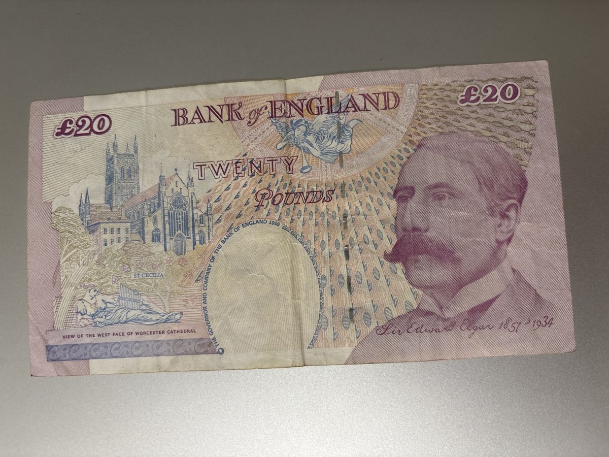 Billets de banque: England 20 Pfund 2004-2007 – D'occasion à Le landeron par santa_99 1