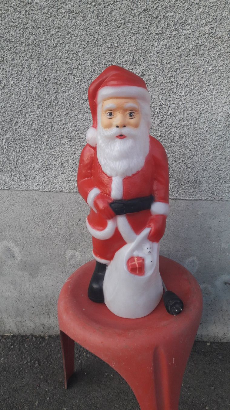Alle Dekorationen: Beleuchteter Weihnachtsmann – Gebraucht aus Laufen von Mann455