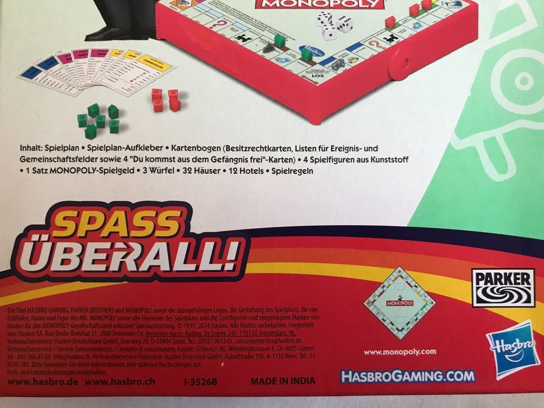 Hasbro Spiele: Monopoly To Go Spass Überall ovp – Neu und originalverpackt aus Rebstein von gimmma 2