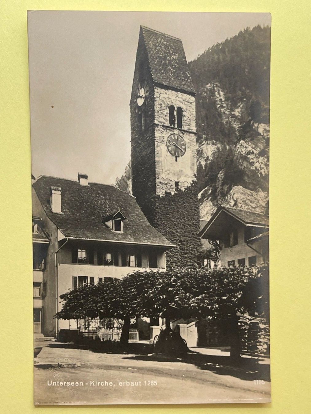 Cartoline postali: Unterseen - Kirche – Usato da Steg VS venduto da danwer74
