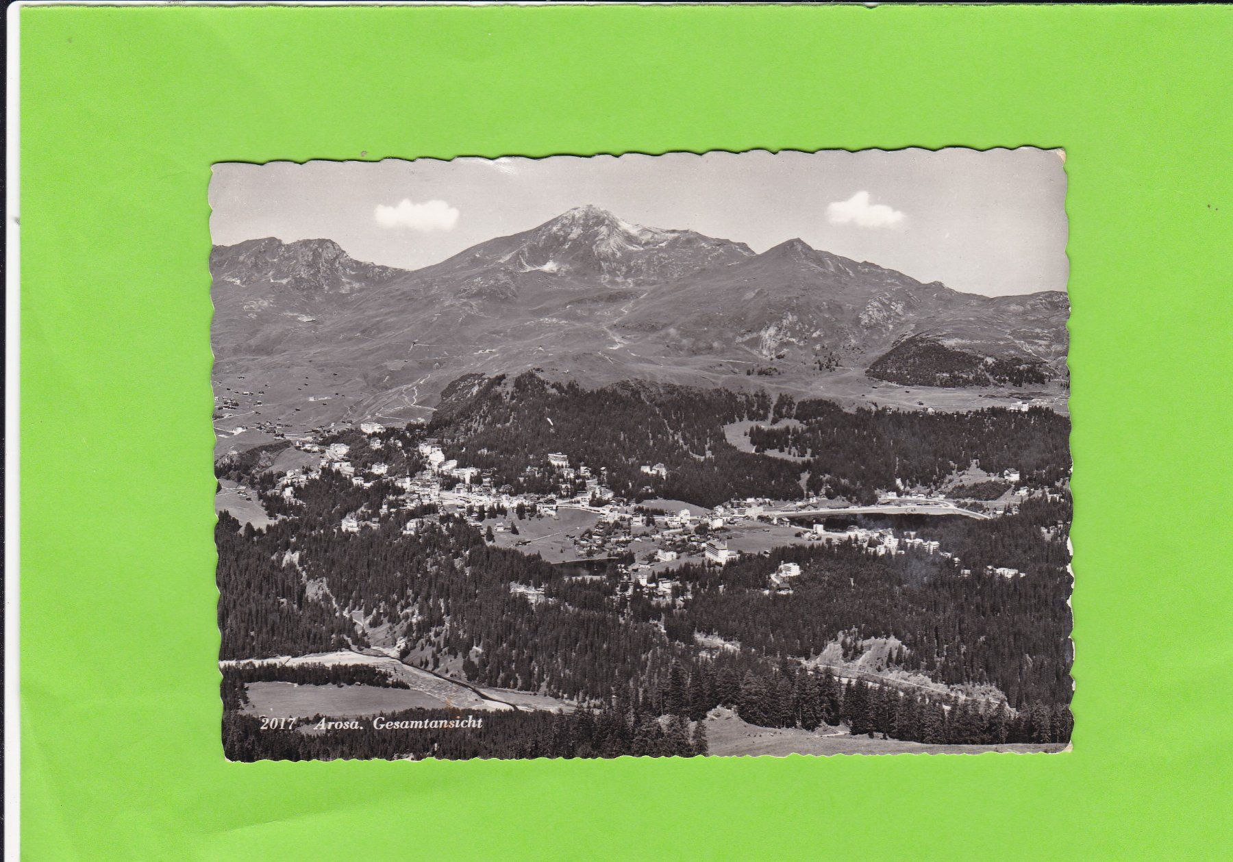 Cartoline postali: Arosa-Gesamtansicht – Usato da St. Peterzell venduto da neckertal