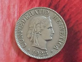 10 Rappen 1928 ss -vz, nur 2,0 Mio!