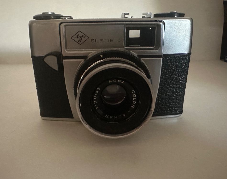 Appareil Photo Argentique Agfa Color Silette – Vintage Avec Housse (Occasion)