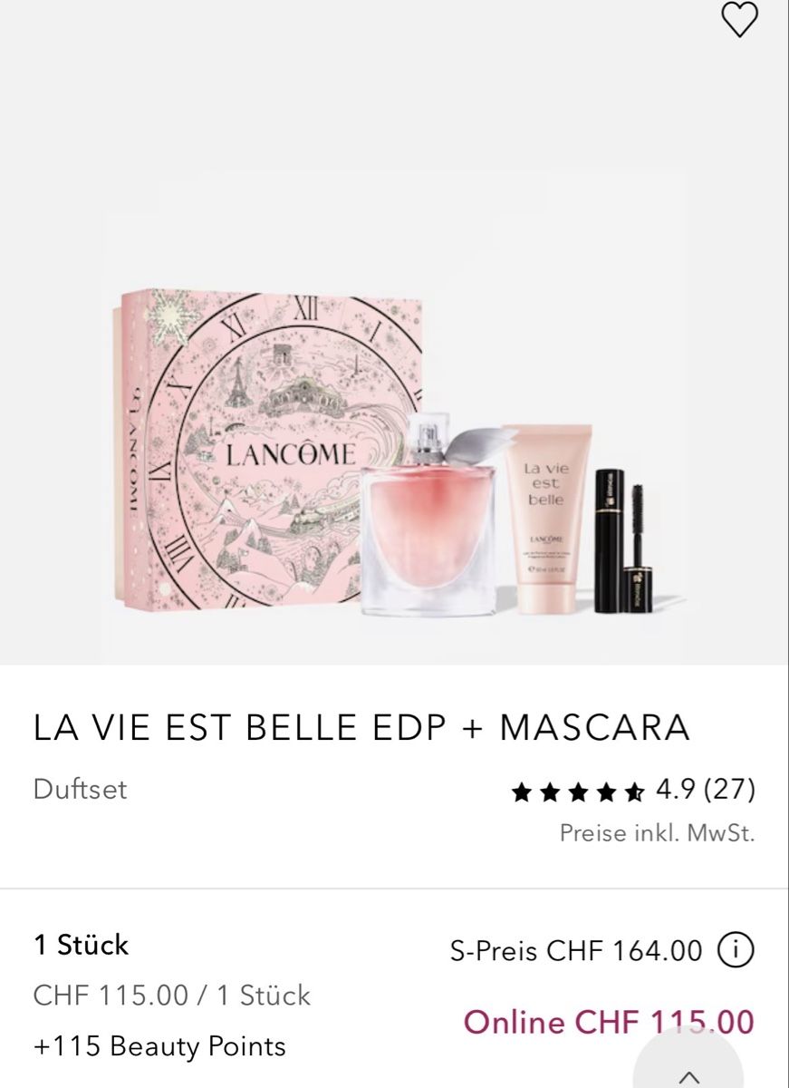 Lancôme Profumi & Eau de Toilette: Lancome la vie est belle geschenkset – Nuovo e nell'imballaggio originale da Root venduto da Fashionhomeandmore