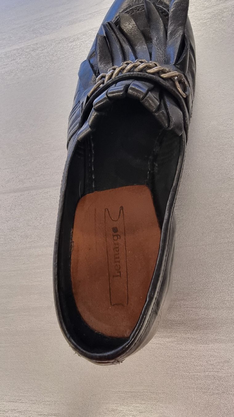 Scarpe da donna: Halbschuh schwarz Leder – Nuovo e nell'imballaggio originale da Untereggen venduto da cla_kb2w 2
