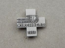 Abzeichen Brosche Kant. Schwingfest Schwingen Kirchberg 1968