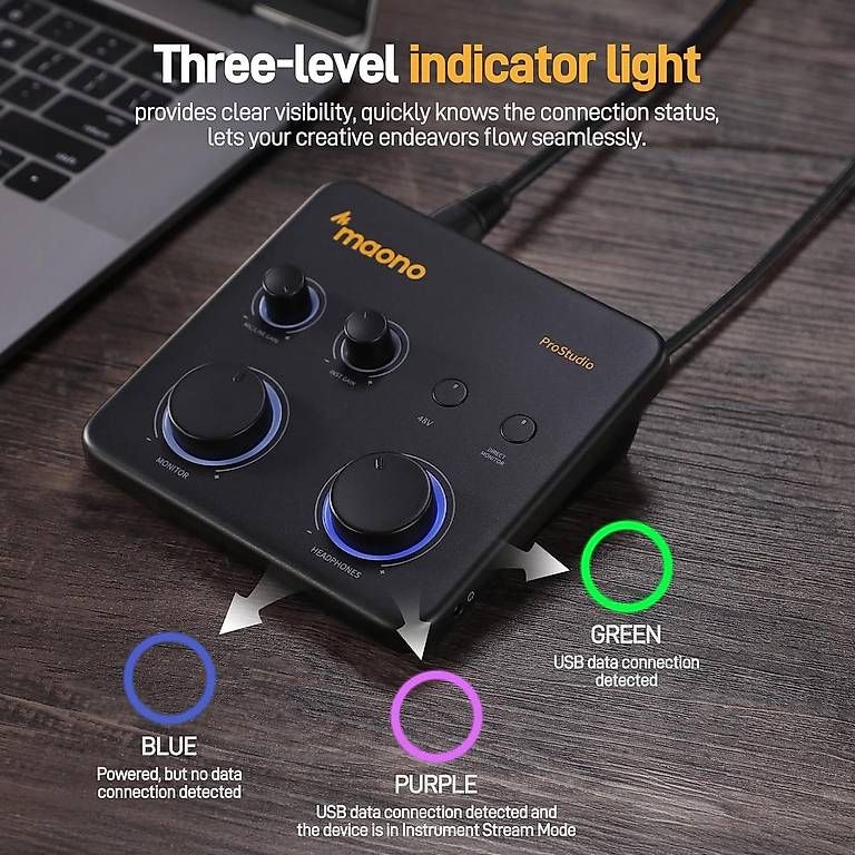 Console di mixaggio: MAONO USB Audio Mixer 24bit/192kHz Routing – Nuovo (secondo la descrizione) da Kreuzlingen venduto da Best-Deal-Oase 4