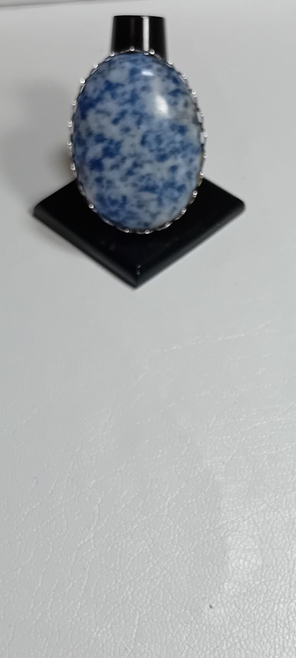 Anelli: ring antiksilber platered oval mit sodalit – Nuovo (secondo la descrizione) da Basel venduto da bij_5hqd 3