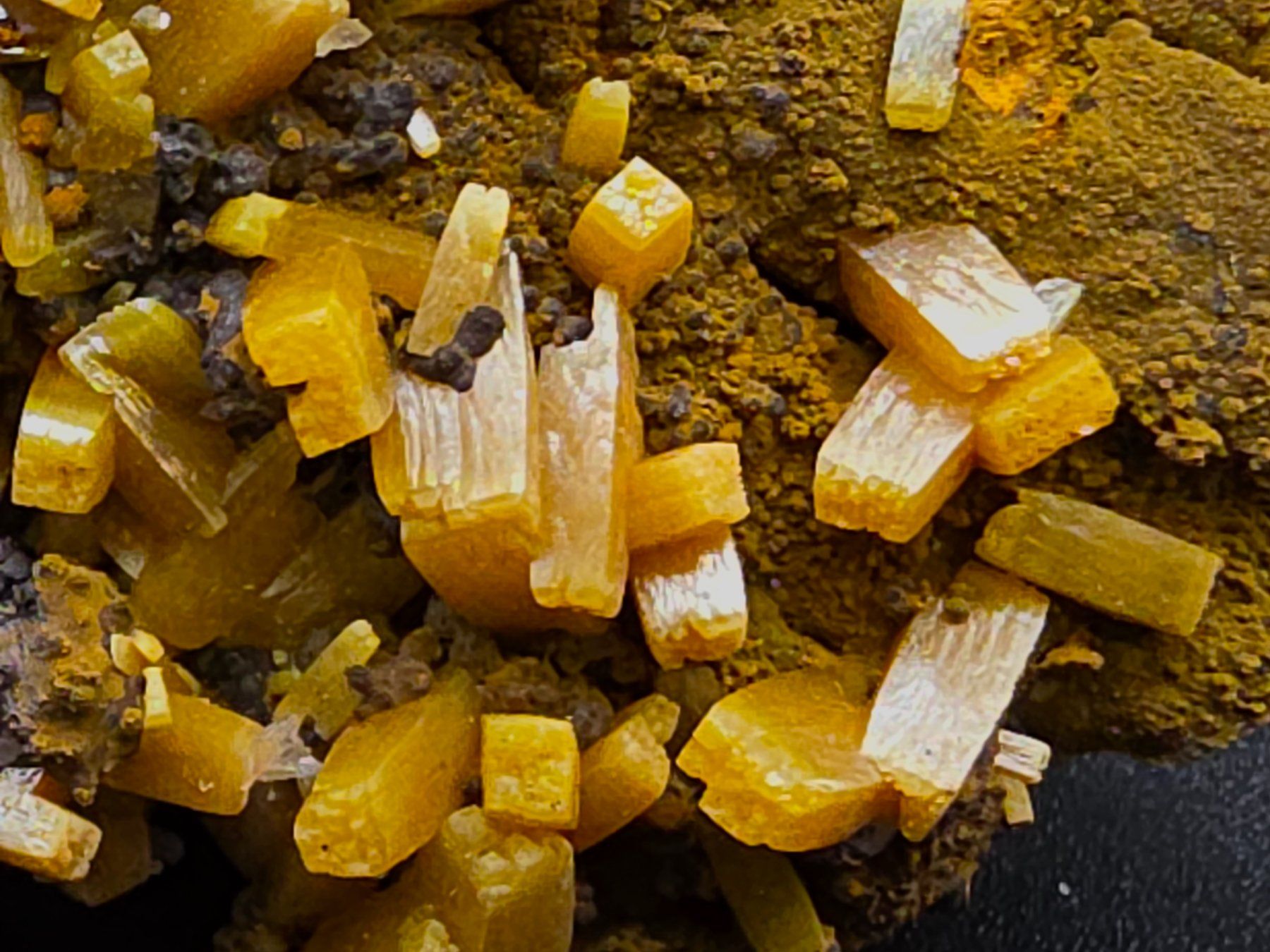 Minerali & Pietre curative: Wulfenite on Mottramite Ojuela Mine, Mapimí, Durango, Mexico – Usato da Figino venduto da minshop 6