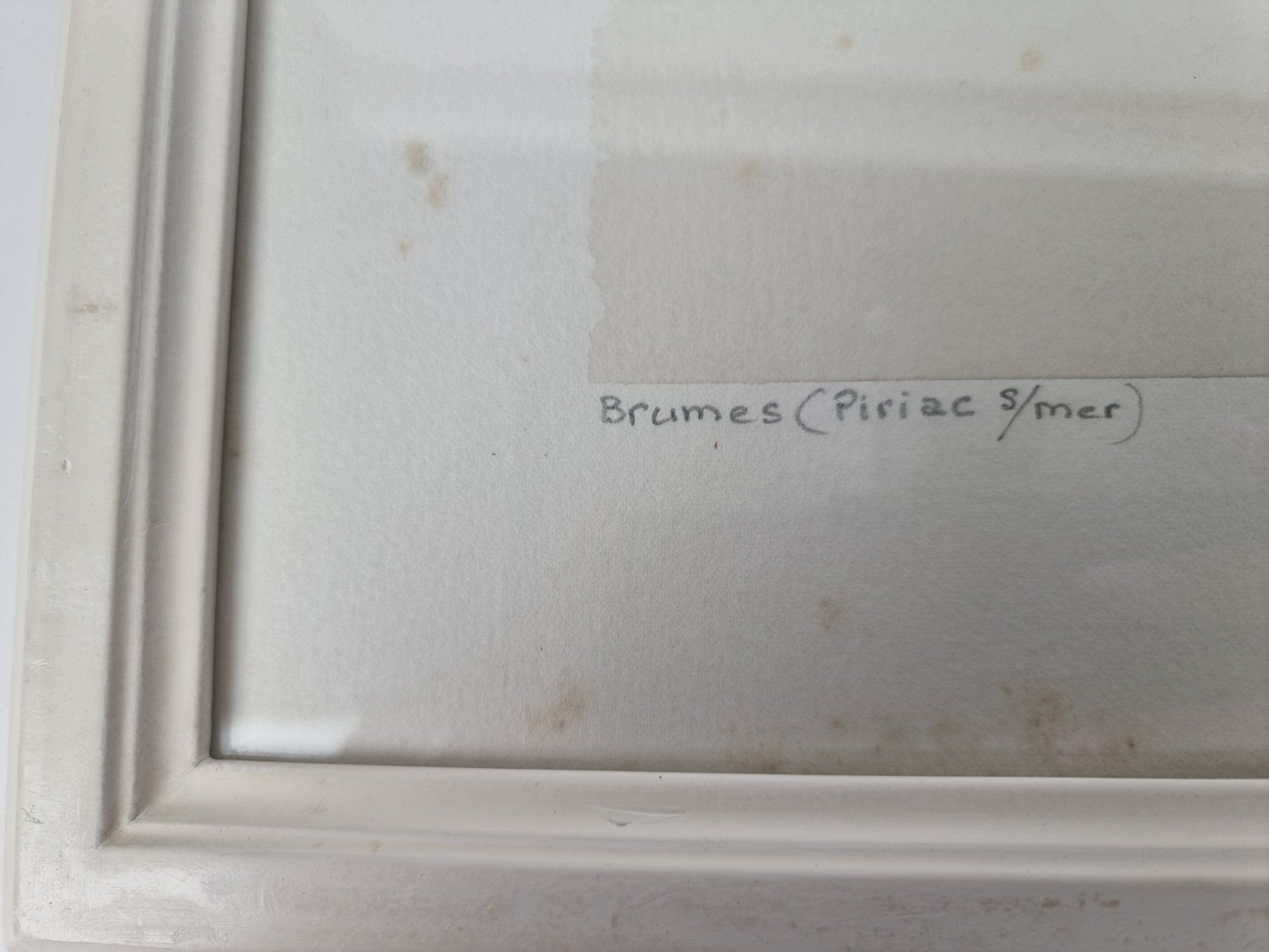 Foto & Immagini: Wandbild Brumes – Usato da Urtenen-Schönbühl venduto da Restwert_Schoenbuehl 3