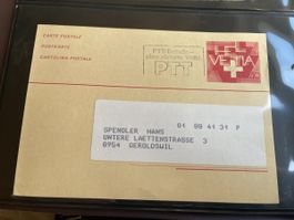 Alte Postkarte Helvetia 10