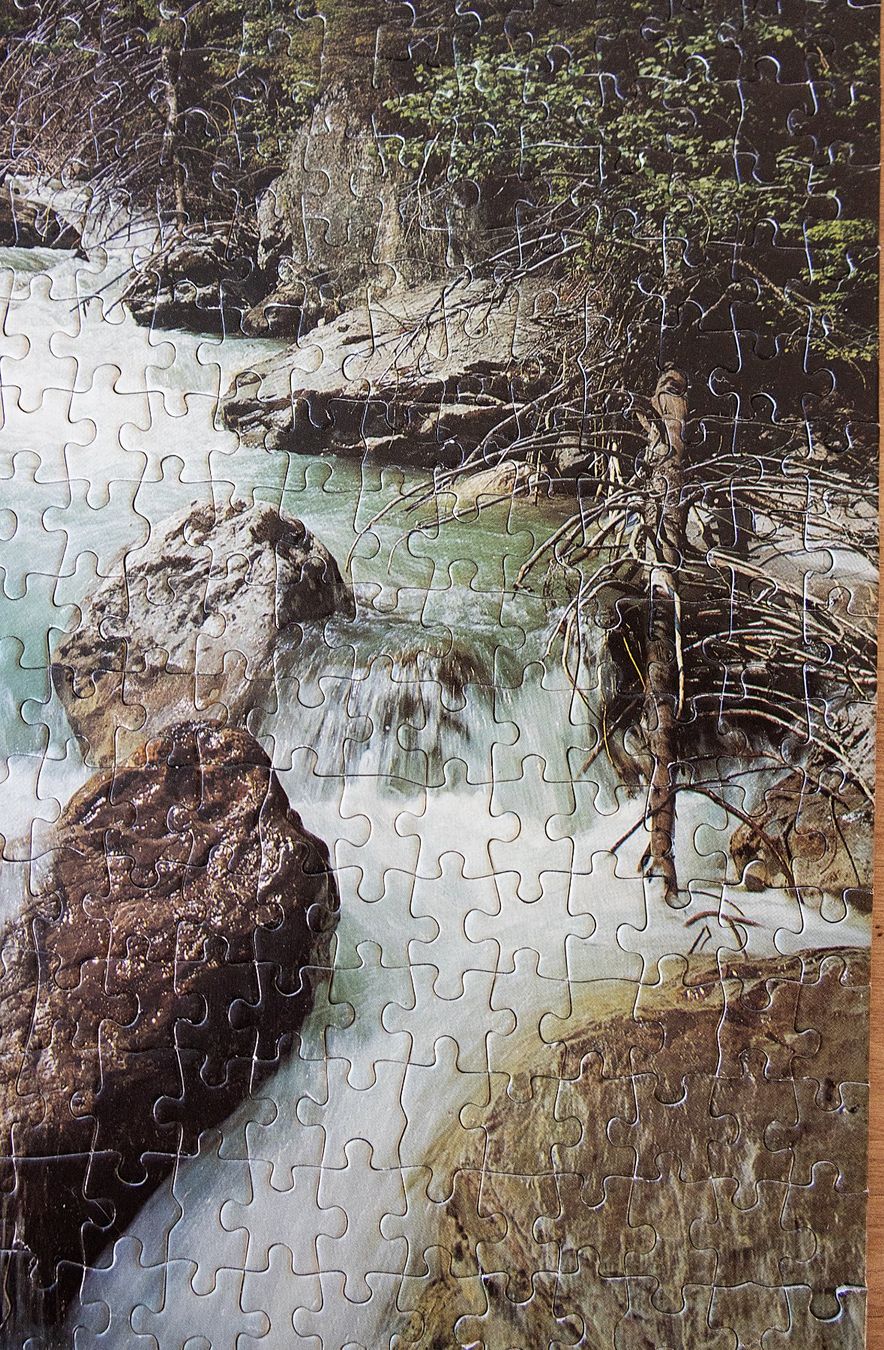Puzzle: Schmid Puzzle - Der Reichenbach • Schweiz - 750 Teile – Usato da Auenstein venduto da Padabimbim 4