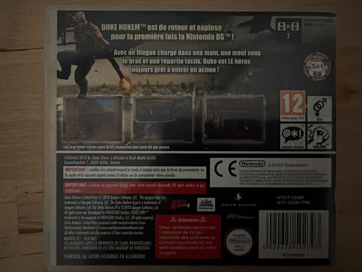 Nintendo Giochi: Duke Nukem Critical Mass Nintendo DS jeu complet – Nuovo (secondo la descrizione) da Genève venduto da lud_89qg 3