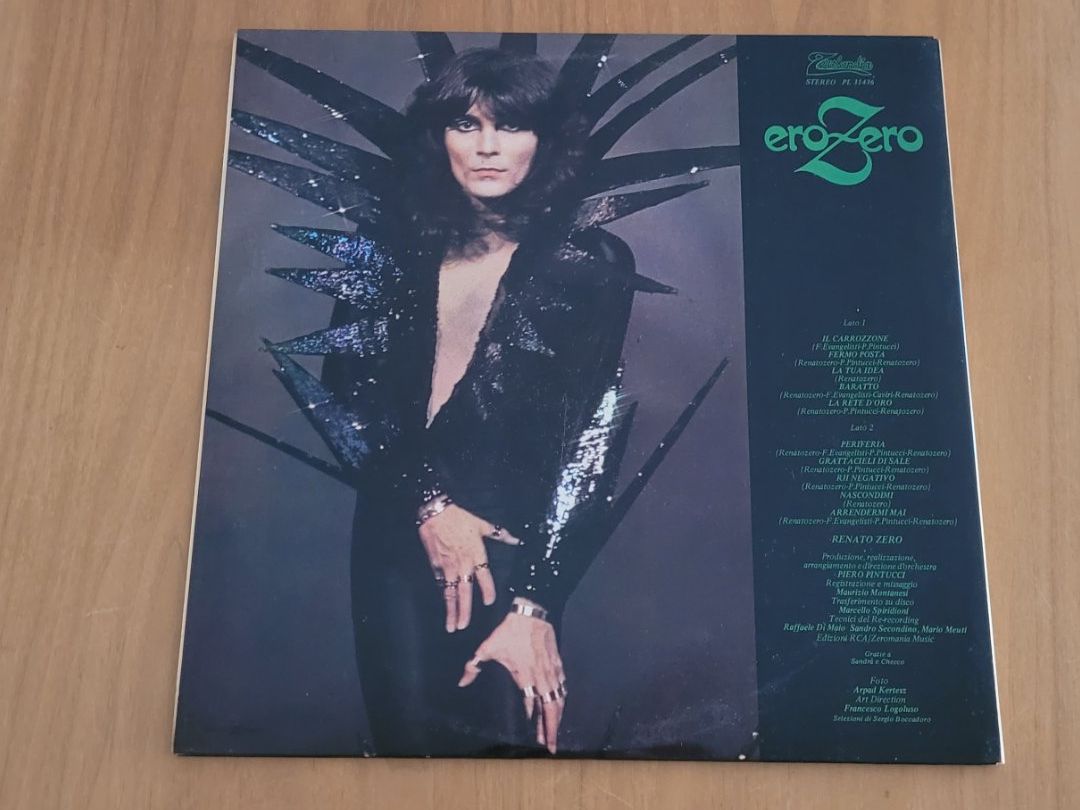 Vinyles: LP  Renato Zero – D'occasion à Martigny par MZ-67 2