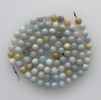 Aquamarin - Beryll Mix Natursteine 9.5-10mm