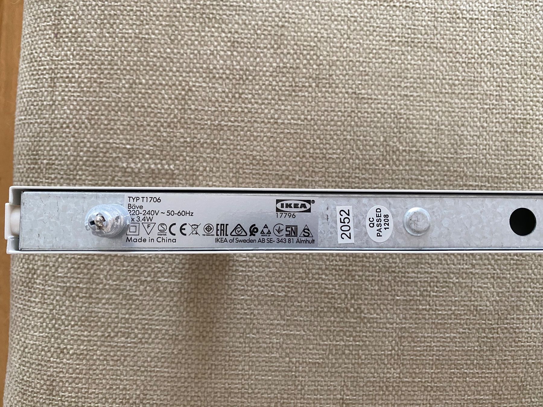 Ikea Kronleuchter & Deckenlampen: Ikea, BÄVE LED ceiling track, 3-spots, white – Gebraucht aus Zürich von anasustic 3